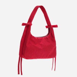 BAGGU X Sandy Liang Bow Bag Candy Apple Red